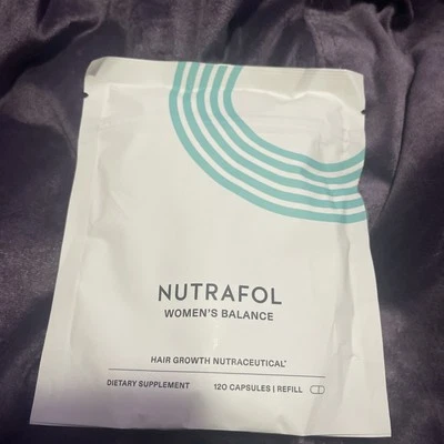 Nutrafol Womens Balance Hair Growth Dietary Supplement 120 Capsule Refill Bag - Image 1 of 3