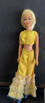 Vintage Barbie Doll wearing 1967 Caribbean Cruise #1687 Jumpsuit & Shoes - Image 1 of 4