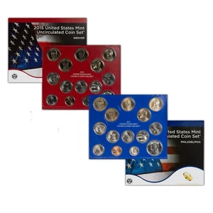 United States Mint Uncirculated Coin Set 2015 Complete 28 Coin Set BU OGP - Picture 1 of 12