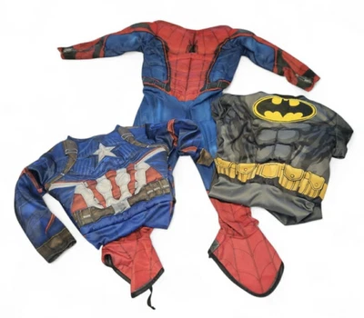 Disfraces de Superhéroes Marvel Spiderman Batman Capitán América XS Foto 1 de 4