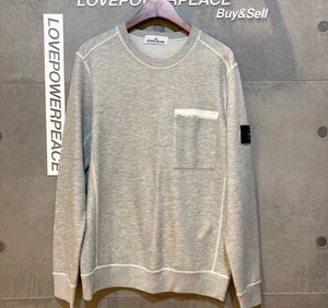 Stone Island Sweatshirt mit Tasche und Reißverschluss grau D110805 148409602 - Bild 1 von 7