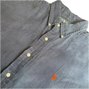 Polo Ralph Lauren Azul Marino 100% Lino Manga Corta Hombre Talla XL Calce Clásico - Imagen 1 de 8