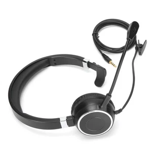 Monaural Headset Telephone Headset With Noise Canceling Mic And Volume Con ND - Zdjęcie 1 z 12