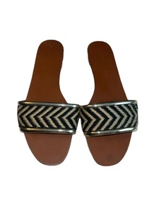 zara trafaluc sandals Slides 8 - Picture 1 of 8