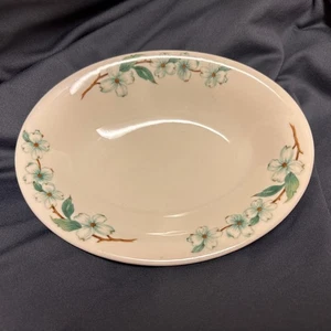 Plato auxiliar Mayer China DOGWOOD MONTICELLO Restaurant Ware ovalado 6 3/4"X 5 1/2" EE. UU. - Imagen 1 de 7
