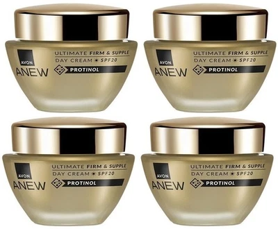 4x Crema de día firme y flexible Avon Anew Ultimate con protinol FPS 20 1,7 fl oz Foto 1 de 4