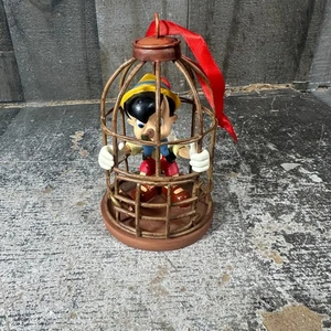 Disney Pinocchio Sketchbook Ornamento Gabbia Non Mentirò mai più con etichetta - Foto 1 di 9
