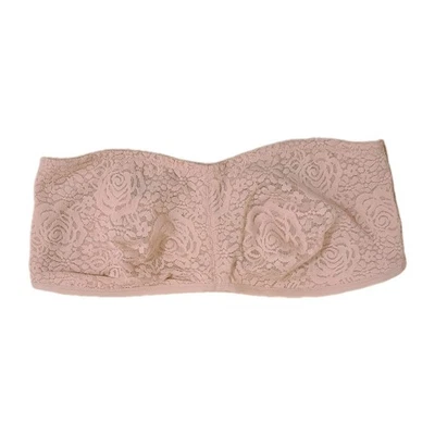 WACOAL 36DD Beige Halo Lace Strapless Bra Underwire Unlined 854205 Bandeau EUC - Image 1 of 4