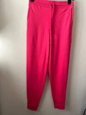 M&S Joggers Size 10 Pink High Rise Slim Cuffed Casual - Image 1 of 4