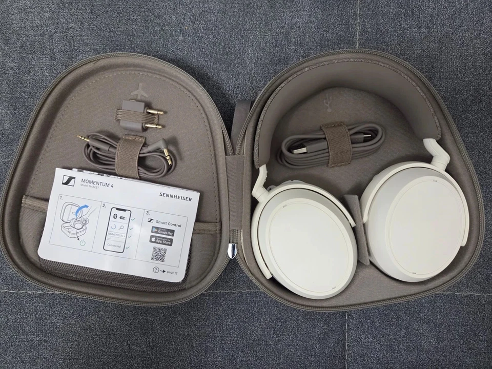 ***TOP** Sennheiser MOMENTUM 4 wireless, bianco, molto elegante ***TOP*** - Immagine 1 di 1