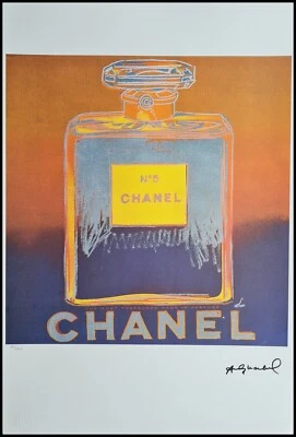 ANDY WARHOL * Chanel No.5 * 57 x 38 cm * signed lithograph * limited # 40/100 - Bild 1 von 4