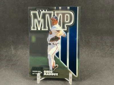 1998 LEAF ROOKIES & STARS GREG MADDUX #19 LEAF MVP'S INSERT 3180/5000 BRAVES - Image 1 of 2
