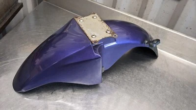 SUZUKI GS500 FRONT MUDGUARD FENDER EXTENDER + BRACE GS 500 E 1994 GS500E - Image 1 of 4