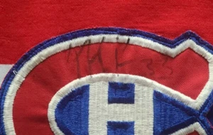 Vintage Patrick Roy Signed Autographed Jersey Montreal Canadiens Hockey Size S - Picture 1 of 9