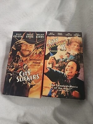 City Slickers I II 1 2 One Two VHS Lot The Legend of Curly's Gold Billy Crystal  Foto 1 de 4