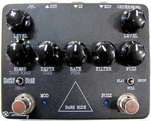Used Keeley Dark Side Delay Fuzz Phaser Flanger Guitar Effects Pedal - Picture 1 of 1
