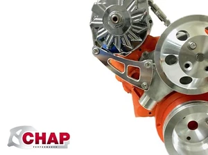 Soporte Alternador Chevy Bloque Pequeño Bomba de Agua Larga Nuevo Triángulo SBC LWP 350 - Imagen 1 de 4
