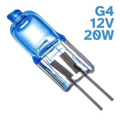 1pc G4 12V 20W JCD Clear Cool White Light Globe Bulb Halogen Bi-Pin Dimmable - Image 1 of 4