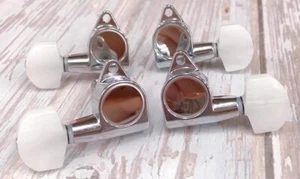 1/14 ukulele chrome plated tuner  machine head tuning peg key 2R2L 327C-P8W - Picture 1 of 5