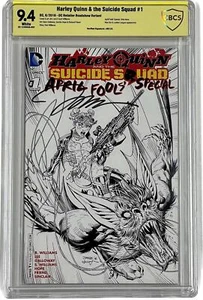 Harley Quinn and the Suicide Squad April Fools Special 1 UVP CBCS 9.4 SS Jim Lee - Bild 1 von 2