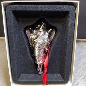 Angelic flight, silver plated, and lead crystal Hallmark 1998 anniversary ed NIB - Picture 1 of 3