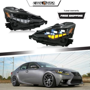 Faros LED RH LH para Lexus IS300 IS350 IS250 IS200t 14-2016 giro secuencial - Imagen 1 de 23