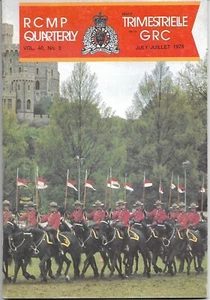 RCMP Quarterly - Musical Ride Europe Fort Good Hope Canoe Search 07/75 Magazine - Picture 1 of 2
