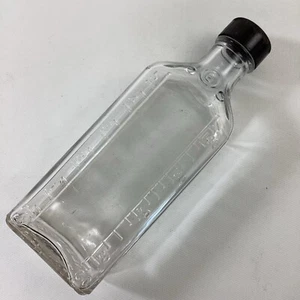 Vintage Illinois Klarglas Medizin Flasche Apotheker 6,25" mit Deckel - Bild 1 von 11