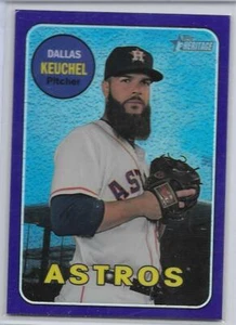 Dallas Keuchel 2018 Heritage Baseball Heritage Chrome Purple Refractor #THC202 - Picture 1 of 1