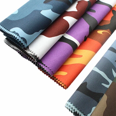 1.5m Width Polyester Cotton Camouflage Printed Fabric Thick Cloth Outdoor DIY - Image 1 of 4