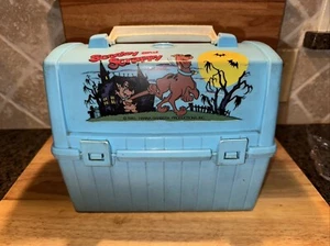 Vintage Scooby Doo und Scrappy Brotdose mit den Flinstones 1980 - ohne Thermoskanne - Bild 1 von 12