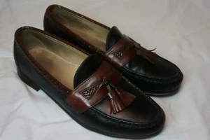 Allen Edmonds 11 1/2 D Black and Brown Maxfield Made in USA  - Picture 1 of 9