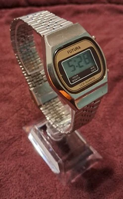 Vintage Futura LCD Digital Quartz Men's Watch, with Back Light. Nice Example - Image 1 of 4