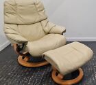 Ekornes Stressless Leather Recliner Chair & Footstool 2503246