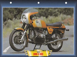 CARTE FICHE MOTO .  BMW R 90 S . 1975 .  NEUVE - Picture 1 of 1