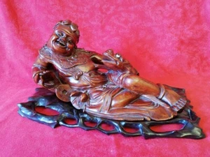 Asian Wood Sculpture - Picture 1 of 12