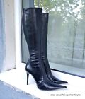 ICONE Black Leather Boots gr. EUR 38.5