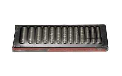 Snap On Tools NEW 313SMYA 13pc 1/2"dr 12-Point 12mm-24mm METRIC Deep Socket Set - Image 1 of 4