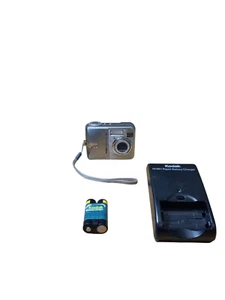 Kodak EasyShare C340 5mp fotocamera digitale scatto punto argento testato - Foto 1 di 8