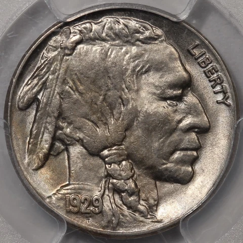 1929-S Buffalo Nickel PCGS MS-63 - Good Strike and Luster! Cover