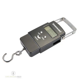 Digitale 50KG Gepäckwaage Federwaage Haken Hänge Waage Zugwaage Kofferwaage NEU - Bild 1 von 1