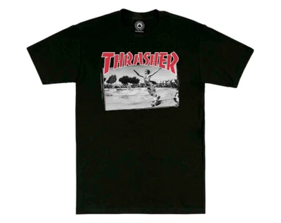 Thrasher Magazine Jake Phelps Dish Photo Black T-Shirt