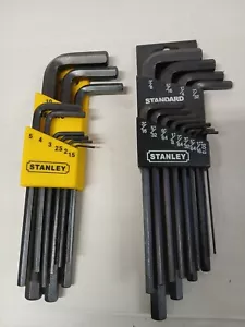 Stanley 85-753 SAE & Metric Long Arm Hex Key Set - 22 Piece (SOB) - Picture 1 of 4