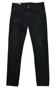 J.Lindeberg DAMIEN Women's Mid-Rise Skinny Jeans 33x32 Slim Fit Faded Black - Picture 1 of 10