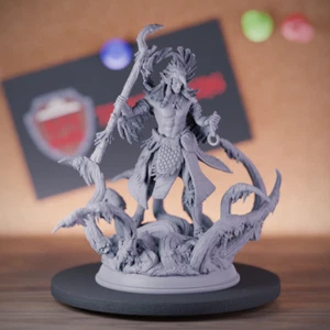 Elf Druid Miniatura Espíritu Defensor Mazmorras y Dragones Mini DnD 5e TTRPG - Imagen 1 de 8