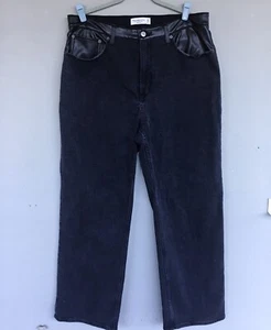 Abercrombie & Fitch Jeans Damen 32 / 14 90er Relaxed Straight Schwarz High Rise Y2K - Bild 1 von 12