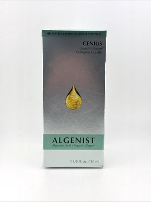 ALGENIST GENIUS Liquid Vegan Collagen – 1 oz / 30 ml – NEW - Image 1 of 3