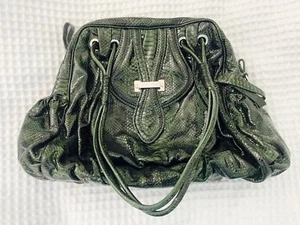 LOCKHEART Leather Purse Snake Pattern NWOT - Picture 1 of 8