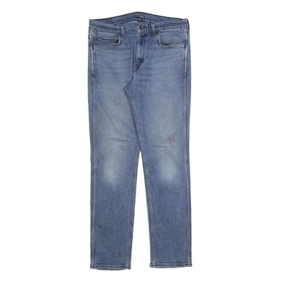 LEVI'S Mens Slim Blue Denim Jeans W33 L32 Classic Cotton Blend Zip Closure - Image 1 of 4