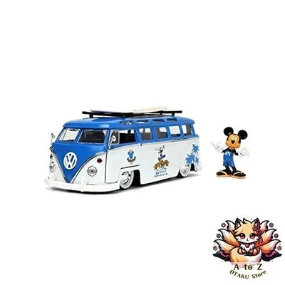 NUOVO JADA TOYS 1/24 Volkswagen Bus 1962 Topolino Figura Surfing 33179 - Immagine 1 di 4